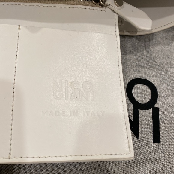 Nico Giani “Nelia” white leather bucket bag large - Picture 10 of 12